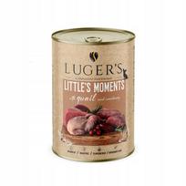 Sausas maistas mažų veislių šunims Lugers Littles Moments su putpele ir spanguolėmis, 400 g