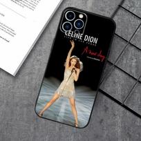 C-Celine Dion telefono dėklas Apple iPhone 15,14,13,12,11,XS,XR,X,8,7,Pro,Max,Plus,mini Silikoninis Juodas Dangtelis iPhone12mini black