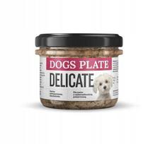 Šunų ėdalas DOGS PLATE jautriems, triušiena, 180 g