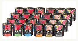 Šunų konservai Dolina Noteci Rafi, 8 skoniai, 48 x 400 g