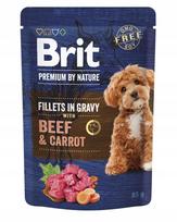 Šunų filė su jautiena ir morkomis BRIT PREMIUM BY NATURE, 85 g
