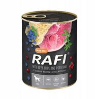 Šunų konservai Rafi su jautienos skrandžiais ir kiaulienos kumpiu, 6 x 800 g, be grūdų