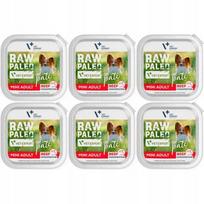 Šunų paštetas Raw Paleo Mini Adult su jautiena, 6 x 150 g