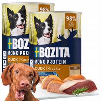 Šunų konservai BOZITA, antis, monobaltyminiai, 2 x 400 g