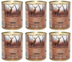 Šunų konservai O'Canis su elniena ir grikių kruopomis, 6 x 800 g