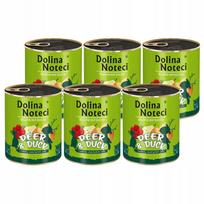 Šlapias šunų ėdalas Dolina Noteci Superfood su elniena ir antiena, 6 x 800 g