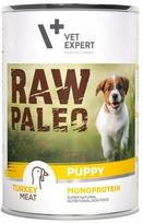 Šunų konservai VetExpert Raw Paleo Puppy su kalakutiena, 400 g
