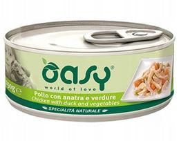 Vištienos, antienos ir daržovių konservai katėms Oasy, 150 g
