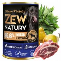 Šunų konservai Zew Natury su putpelių mėsa, 400 g