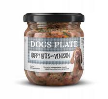 Šlapias šunų ėdalas Dogs Plate Happy Bites su elniena, 380 g