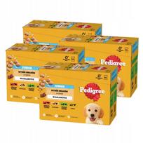 Šunų ėdalas PEDIGREE Junior šuniukams, įvairių skonių, 12 x 100 g