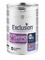 Šunų pašaras EXCLUSION, hipoalerginis, su šerniena ir bulvėmis, 400 g