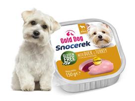 Šlapias maistas Maltos bišonams Gold Dog Snocerek su antiena ir kalakutiena, 150 g