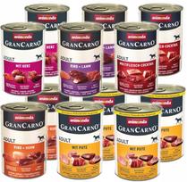 Šunų konservai ANIMONDA Grancarno Adult mix skonių, 10 x 400 g + 2 dovanų
