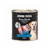 Šunų konservai John Dog Pure Black Special Edition su ėriena, 800 g