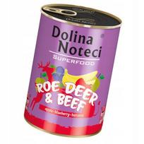 Šunų konservai DOLINA NOTECI PREMIUM SUPERFOOD su elniena ir jautiena, 400 g