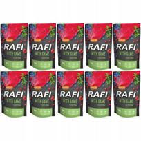 Šunų konservai RAFI su elniena, 10 x 500 g