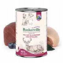 Šunų konservai Baskerville su elniena, pagyvenusiems šunims, 400 g