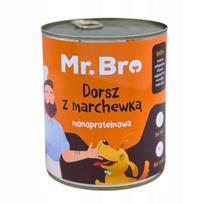 Sausainiai šunims MR. BRO menkė su morkomis, 800 g, monobaltyminiai