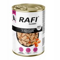 Šunų konservai RAFI Classic su kalakutiena ir morkomis, 1240 g