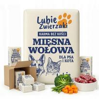 Šunų šaldyta žalia jautienos mėsa BARF, 20 kg