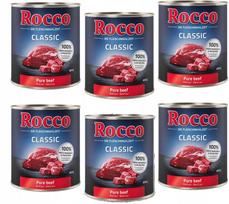 Šunų konservai Rocco Classic su jautiena, 6 x 800 g