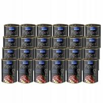 Šunų maistas Piper Animals su ėriena ir cukinijomis, vyresniems, 24 x 400 g