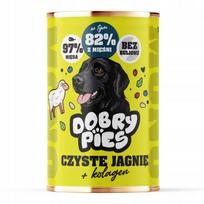 Šunų konservai DOBRY PIES Monoprotein su ėriena ir kolagenu, 400 g