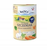 Šunų konservai BALTICA TASTE OF REGIONS su triušiena, morkomis ir špinatais, jauniems šunims, 400 g