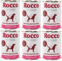 Šunų konservai Rocco Diet Care Gastro Intestinal, kalakutiena su moliūgu, 6 x 400 g