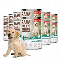 Šunų konservai SET Wet su antiena, monoproteininiai, RAW PALEO, 12 x 400 g
