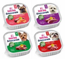 Šlapias ėdalas šunims Gold Dog Snocerek, įvairūs skoniai, be gliuteno, 20 x 150 g