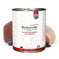 Šunų konservai vyresniems Baskerville su elniena ir uogomis, 800 g