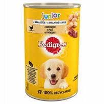 Šunų konservai Pedigree Junior su vištiena želėje, 400 g