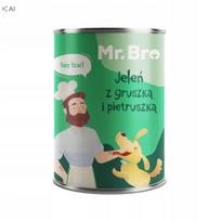 Šunų ėdalas Mr. Bro Deer su kriauše ir petražolėmis, monobaltyminis, 400 g
