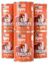 Šunų konservai su triušiena, moliūgu ir šerniena John Dog, 6 x 400 g