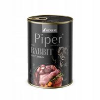 Šunų konservai Piper Animals su triušiena ir moliūgu, 400 g, seniorams