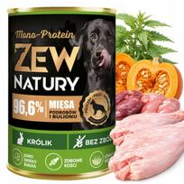 Šunų konservai Zew Natury su triušiena, 400 g