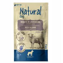 Šlapias ėdalas šunims NATURAL su aviena ir mėlynėmis, 500 g