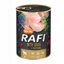 Šunų konservai RAFI Dolina Noteci su putpelių mėsa, 400 g