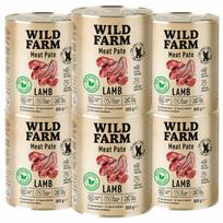 Šunų konservai WILD FARM Pate su ėriena, be glitimo, 6 x 800 g