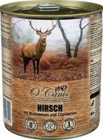 Šunų konservai su elniena ir grikiais O'Canis, 800 g