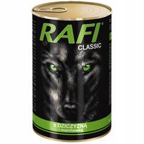 Šunų konservai RAFI CLASSIC su elniena, 1240 g