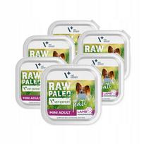 Šunų ėdalas RAW PALEO MINI ADULT su ėriena, 6 x 150 g, šlapias pašaras