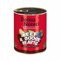 Šlapias pašaras šunims DOLINA NOTECI Superfood žąsiena ir jautiena, 800 g, be grūdų