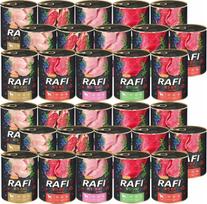 Sausas šunų maistas RAFI, skirtingų skonių, 30 x 800 g