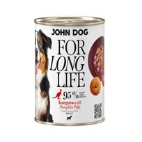 Šunų konservai su kengūros mėsa ir moliūgu John Dog, 400 g