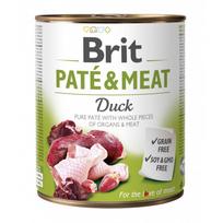 Šunų konservai Brit Pate & Meat su antiena, be grūdų, 800 g