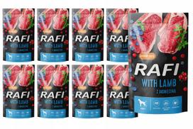 Šunų konservai Rafi su ėriena, 10 x 500 g, Dolina Noteci