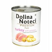 Šunų konservai Dolina Noteci Premium su kalakutiena ir bulvėmis, 800 g